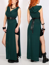 Load image into Gallery viewer, Women&#39;s Gothic High Slit Convertible Dress