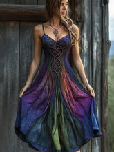Load image into Gallery viewer, Vintage Celtic Knot Gradient Art Sling Dress