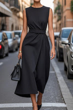 Load image into Gallery viewer, Women's Elegant Solid Color Waist Dress
