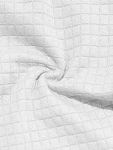 Load image into Gallery viewer, Men's summer jacquard small square solid color zipper casual short-sleeved POLO shirt