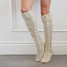 Load image into Gallery viewer, Soft Warm Over Knee Extra Jacquard Knitted Socks