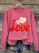 Load image into Gallery viewer, Women's Valentine's Day Printed Long Sleeve Sweatshirt