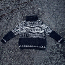 Load image into Gallery viewer, Vintage Beautiful Norwegian Setesdals Knit Jacquard Crew Neck Sweater（Unisex）