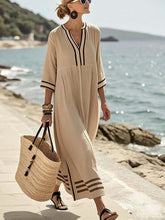 Load image into Gallery viewer, Women'S Loose Striped Print Dress