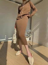 Load image into Gallery viewer, Retro Western Style Sweater And Skirt Two-Piece Set