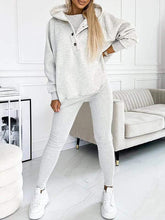 Load image into Gallery viewer, Hooded Casual and Comfortable Sweatshirt Suit