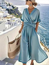Load image into Gallery viewer, Women's Cotton&amp;Linen Pleated Summer Suit