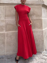 Load image into Gallery viewer, Chic slim fit dress with flying sleeves