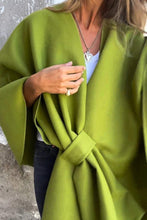 Load image into Gallery viewer, Solid Color Loose V-neck Shawl Cape Jacket