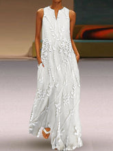 Load image into Gallery viewer, Classy Floral Lace Embroidered Flowy Maxi Dress