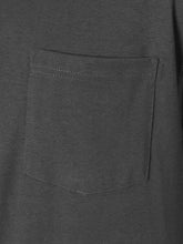 Load image into Gallery viewer, Fashionable And Simple Round Neck Pocket Short-Sleeved Bottoming T-shirt